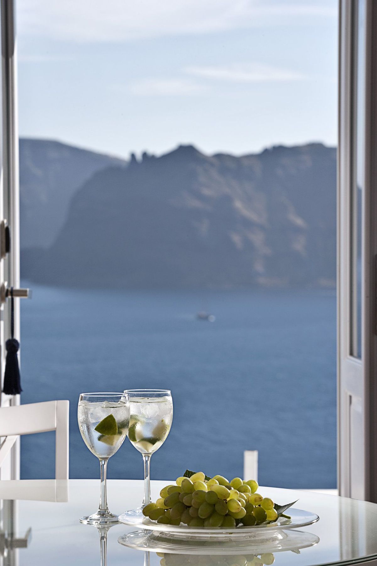 Katikies Villa Santorini - The Leading Hotels Of The World Oía Restaurang bild